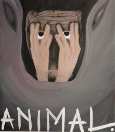 Pintura titulada "Animal" por Linedot, Obra de arte original, Acrílico