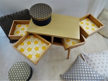 Design titled "Travailleuse scandi…" by Lin-Et-Patine, Original Artwork, Furniture