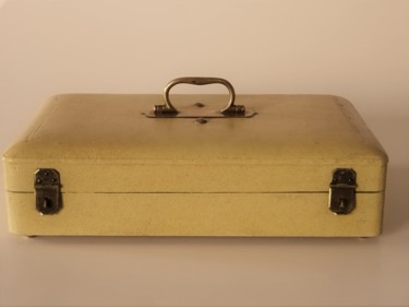 Design intitulée "Boîte déco, Boîte à…" par Lin-Et-Patine, Œuvre d'art originale, Accessoires