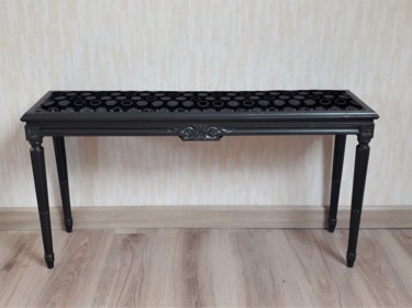 Design intitulée "Banc de piano authe…" par Lin-Et-Patine, Œuvre d'art originale, Meuble