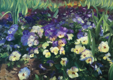 Картина под названием "Spring Passion" - Ling Strube, Подлинное произведение искусства, Масло