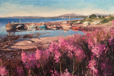 Scotland Landscape - 4 Painting titled "Scotland Landscape…" by Ling Strube, Original Art, Oil