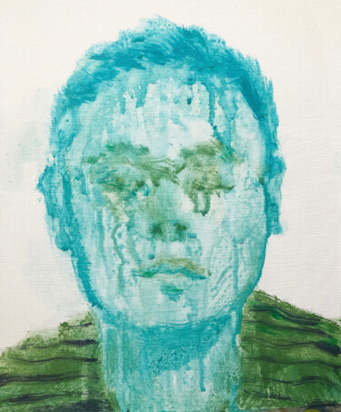 绘画 标题为“Portrait 04” 由Linge Meng, 原创艺术品, 油