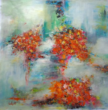 Painting titled "New life Beautiful" by Linh Le Hai, Original Artwork, Acrylic