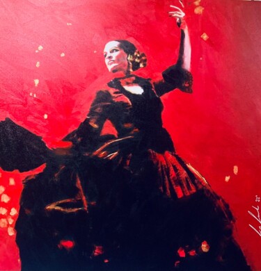 Gravures & estampes intitulée "La Carmen di Bizet" par Lino Scerbo, Œuvre d'art originale, Impression numérique