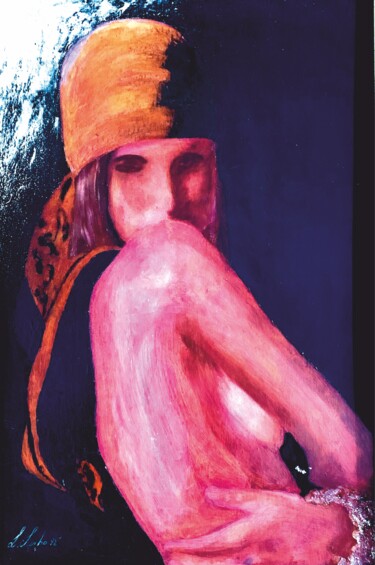Peinture intitulée "Passion" par Lino Scerbo, Œuvre d'art originale, Huile Monté sur Panneau de bois