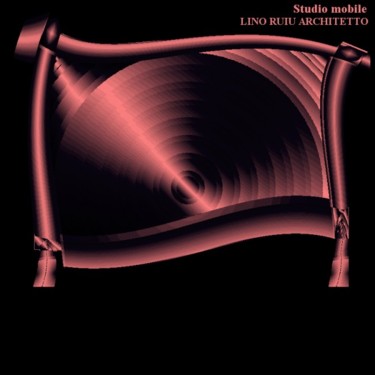 Рисунок под названием "Poltrona 11 LINO RU…" - Lino Ruiu, Подлинное произведение искусства, 3D моделирование