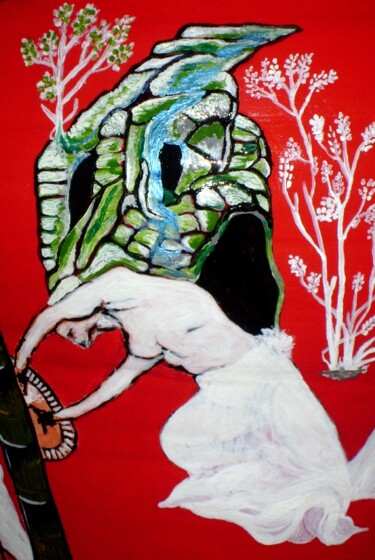 Картина под названием "Adrasteia nymph or…" - Lino Ruiu, Подлинное произведение искусства