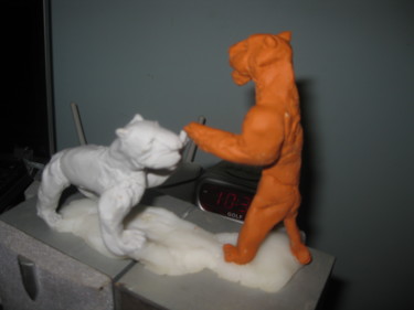 Скульптура под названием "img-8351.jpg" - Lion82, Подлинное произведение искусства