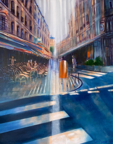 "Rue de Buci, angle…" başlıklı Tablo Lion Bamon tarafından, Orijinal sanat, Petrol