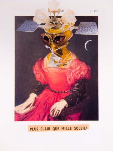 Collagen mit dem Titel ""Plus clair que mil…" von Lioncaresse, Original-Kunstwerk