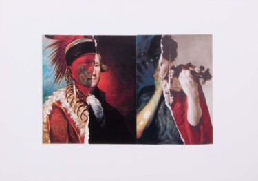 Collages intitolato "Portraits V" da Lioncaresse, Opera d'arte originale