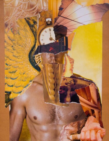 Collages intitulée "dec15.jpg" par Lioncaresse, Œuvre d'art originale