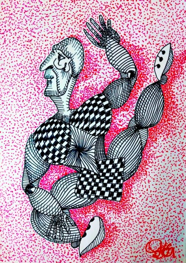 Arte digital titulada "SLAVIC DANCER - VN" por Lionel Hosxe, Obra de arte original, Foto-montaje