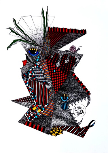 Цифровое искусство под названием "ULITKA - VN" - Lionel Hosxe, Подлинное произведение искусства, Фотомонтаж