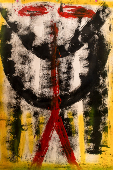 Peinture intitulée "Raw Figure 016" par Lionel Jung-Allégret, Œuvre d'art originale, Acrylique
