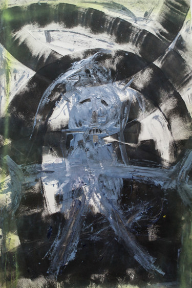 Peinture intitulée "Raw Figure 024" par Lionel Jung-Allégret, Œuvre d'art originale, Acrylique