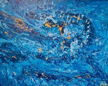 Malerei mit dem Titel "Scorpio" von Lionel Keita, Original-Kunstwerk, Acryl Auf Glas montiert
