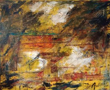 Painting titled "Hangaro" by Lionel Mallard, Original Artwork, Oil