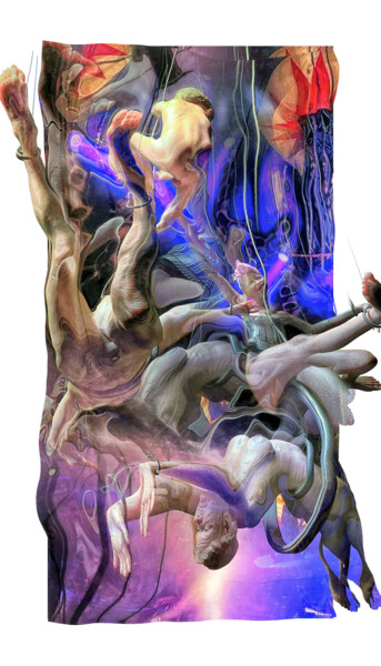 Digitale Kunst mit dem Titel "Equilibres" von Lionel Morateur, Original-Kunstwerk, Fotomontage