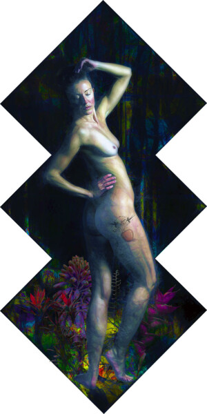 Fotografía titulada "Eve" por Lionel Morateur, Obra de arte original, Pintura Digital