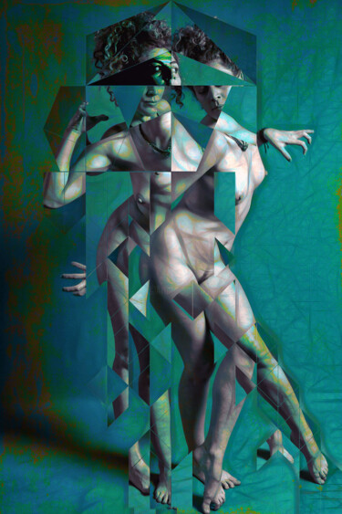 Photographie intitulée "Sur la pointe des p…" par Lionel Morateur, Œuvre d'art originale, Peinture numérique