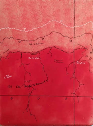 Pintura intitulada "Karte 8" por Lionel Marchesse, Obras de arte originais, Acrílico