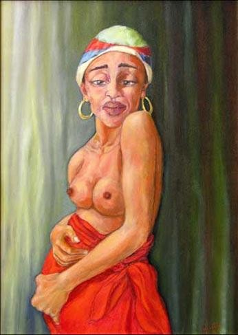 Pittura intitolato " maternità" da Giuseppe Liotta, Opera d'arte originale