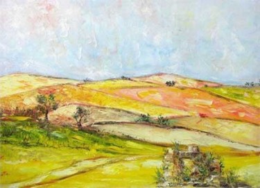 Painting titled "rudere" by Giuseppe Liotta, Original Artwork