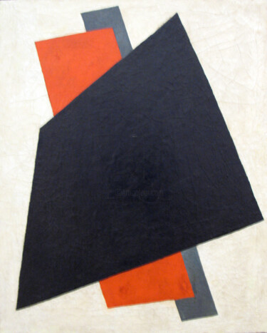 Malerei mit dem Titel "L'architectonique p…" von Lioubov Popova, Original-Kunstwerk, Öl