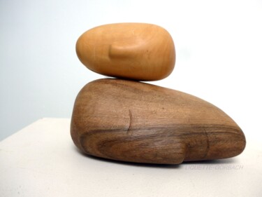 Sculpture titled "Shared spirit" by Liquette-Gorbach, Original Artwork, Wood