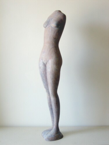 Sculpture titled "Standing" by Liquette-Gorbach, Original Artwork, Wood