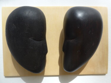 Escultura intitulada "Sleep exchange" por Liquette-Gorbach, Obras de arte originais, Madeira