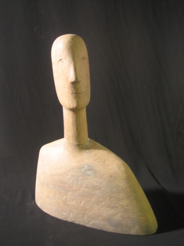 Sculpture intitulée "" The silence of th…" par Liquette-Gorbach, Œuvre d'art originale, Bois