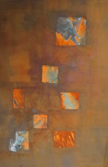 Painting titled "OASE II - verborgen…" by Elisabeth Bürstl, Original Artwork