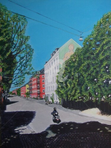 Painting titled "kapelvej.jpg" by Lisa, Original Artwork