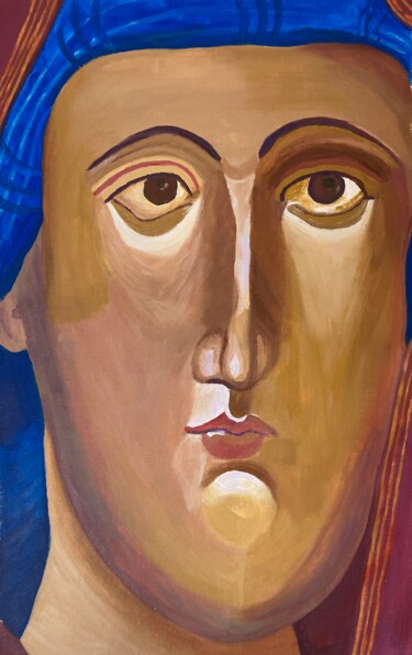 Pittura intitolato "Woman in the Know" da Lisa Trevino, Opera d'arte originale, Acrilico