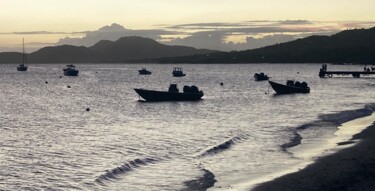 Photography titled "Dusk in Vieques" by Lisa Trevino, Original Artwork, Digital Photography
