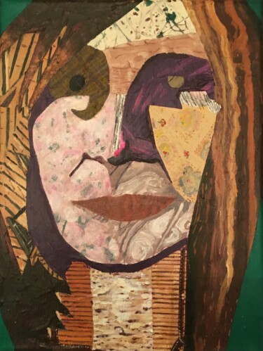 Pintura titulada "Fabric of My Life" por Lisa Trevino, Obra de arte original, Acrílico Montado en Bastidor de camilla de mad…