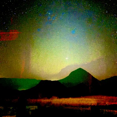 Digital Arts titled "Oh, What a Night" by Lisa Trevino, Original Artwork, Photo Montage