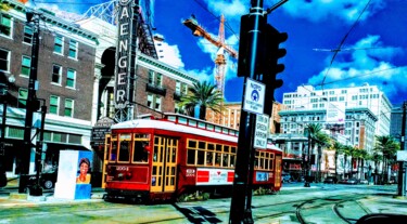Photography titled "New Orleans ~ Canal…" by Lisa Bourgeois, Original Artwork