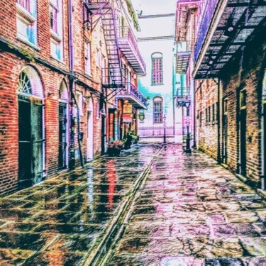 Photography titled "Cabildo Alley ~ New…" by Lisa Bourgeois, Original Artwork