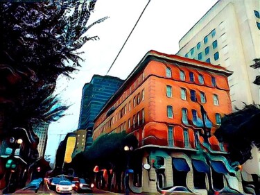 Фотография под названием "Downtown ~ New Orle…" - Lisa Bourgeois, Подлинное произведение искусства, Манипулированная фотогра…