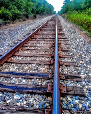 Photography titled "Manchac Railroad" by Lisa Bourgeois, Original Artwork, Non Manipulated Photography