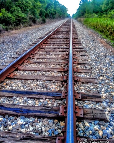 Fotografía titulada "Manchac Railroad" por Lisa Bourgeois, Obra de arte original, Fotografía no manipulada