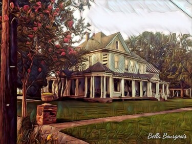 Photography titled "Historical Houses 9" by Lisa Bourgeois, Original Artwork, Digital Photography