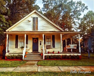 Photography titled "Historical Homes 9" by Lisa Bourgeois, Original Artwork, Digital Photography