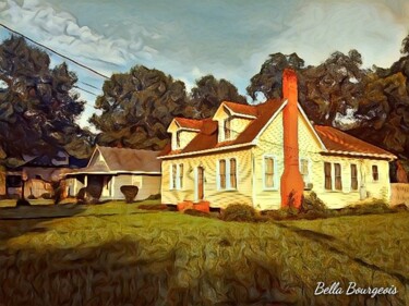 Photography titled "Historical Homes 10" by Lisa Bourgeois, Original Artwork, Digital Photography