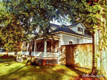 Photography titled "Historical Homes 12" by Lisa Bourgeois, Original Artwork, Digital Photography