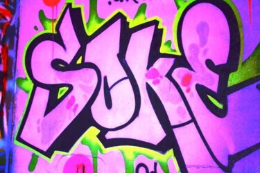 Фотография под названием "Key Biscayne Graffi…" - Lisa Bourgeois, Подлинное произведение искусства